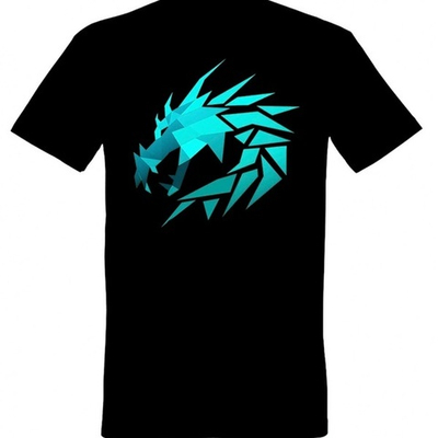 Футболка с принтом «Дракон Кираксес», цвет черный, р-р 52