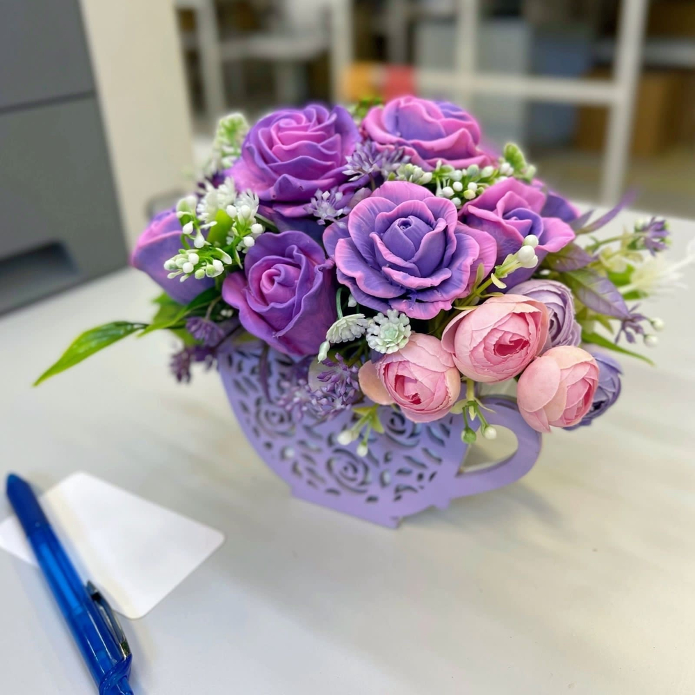 Букет «Парижанка» мыло ручной работы Magic Benefit Soap