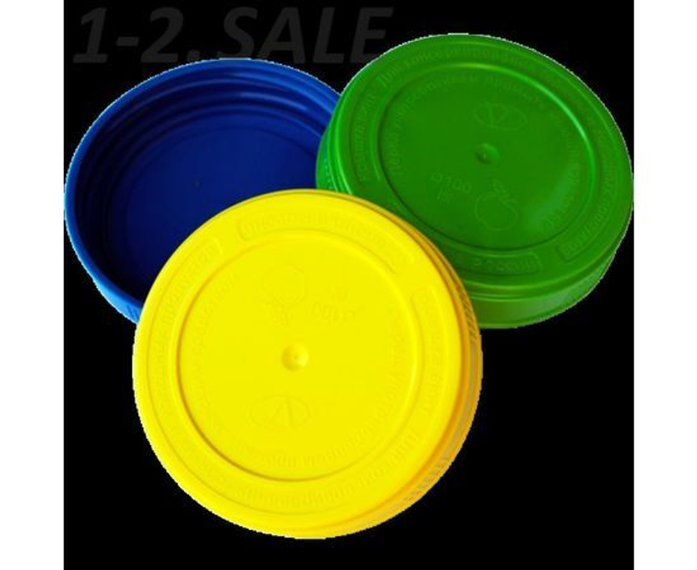 Крышка полиэтиленовая винтовая Твист-офф для слива d-100 2шт.