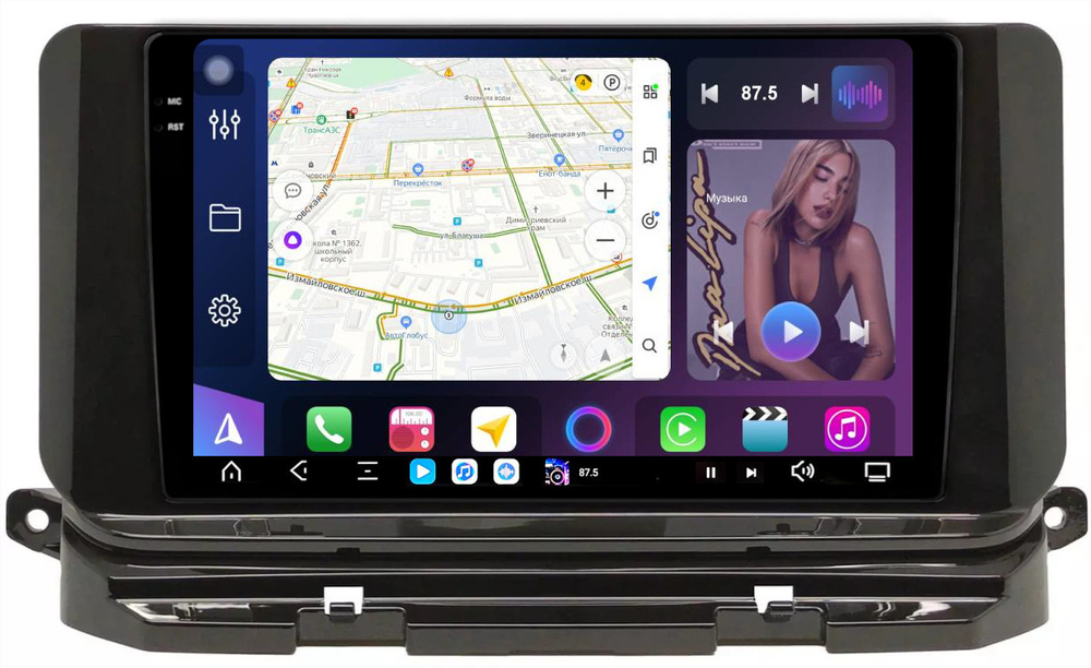 Магнитола для Skoda Octavia A8 2020+ - FarCar XXL3052M монитор 10.36" 2K QLED на Android 14, TS20, 8+256Гб, CarPlay, 4G SIM-слот