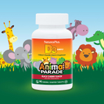 NaturesPlus, Source of Life, Animal Parade, витамин D3, со вкусом натуральной черешни, 500 МЕ, 90 таблеток в форме животных