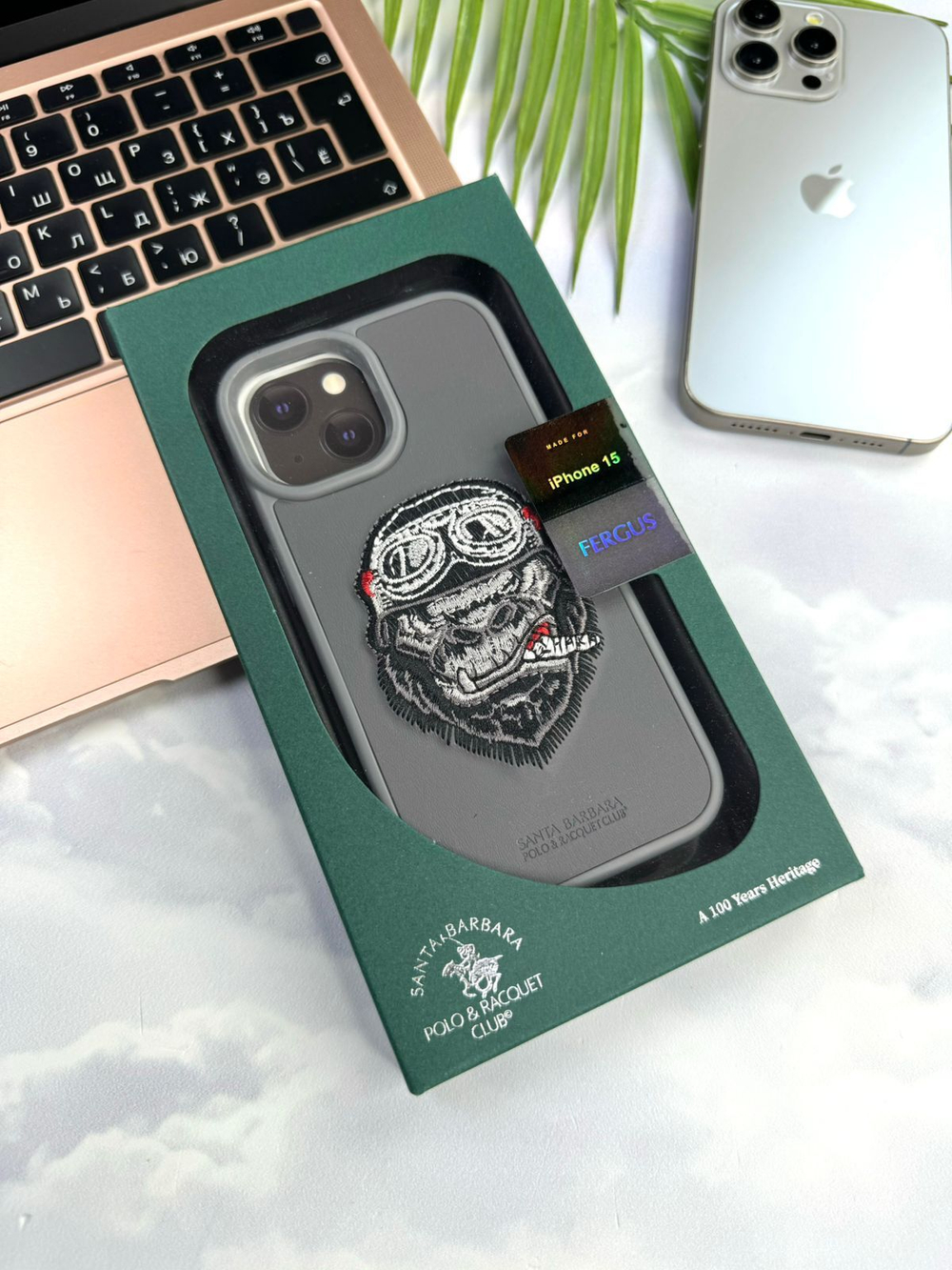 Чехол для iPhone Monkey Grey