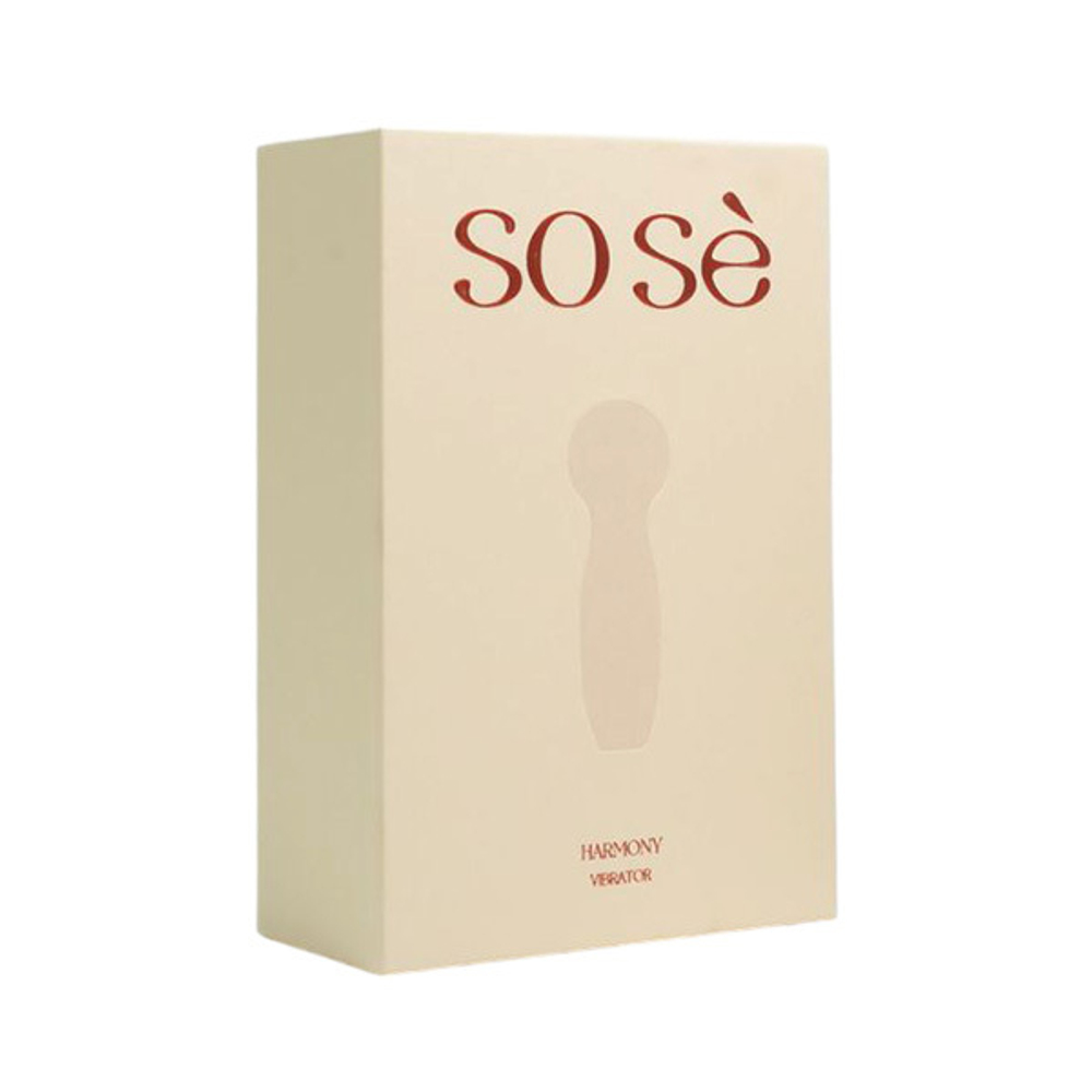 Серый аккумуляторный мини-wand 9,5см с шаровидной головкой Sose Harmony HA00104