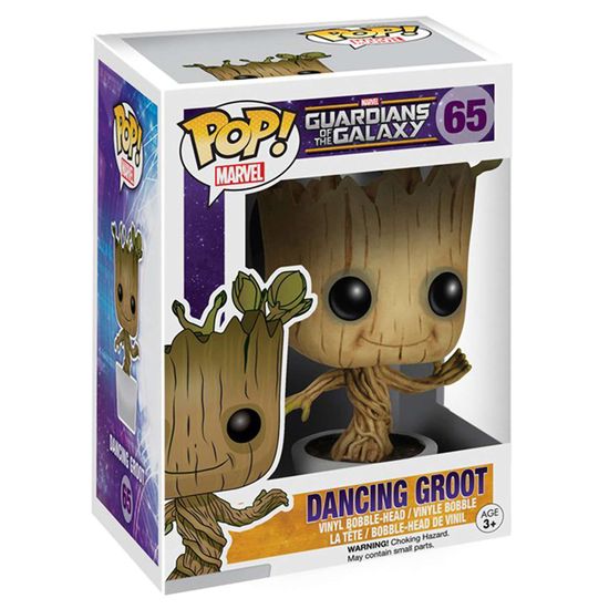 Фигурка Funko POP! Bobble Marvel Guardians Of The Galaxy Dancing Groot (65) 5104 / Фигурка Фанко ПОП! по мотивам фильма "Стражи галактики", Грут