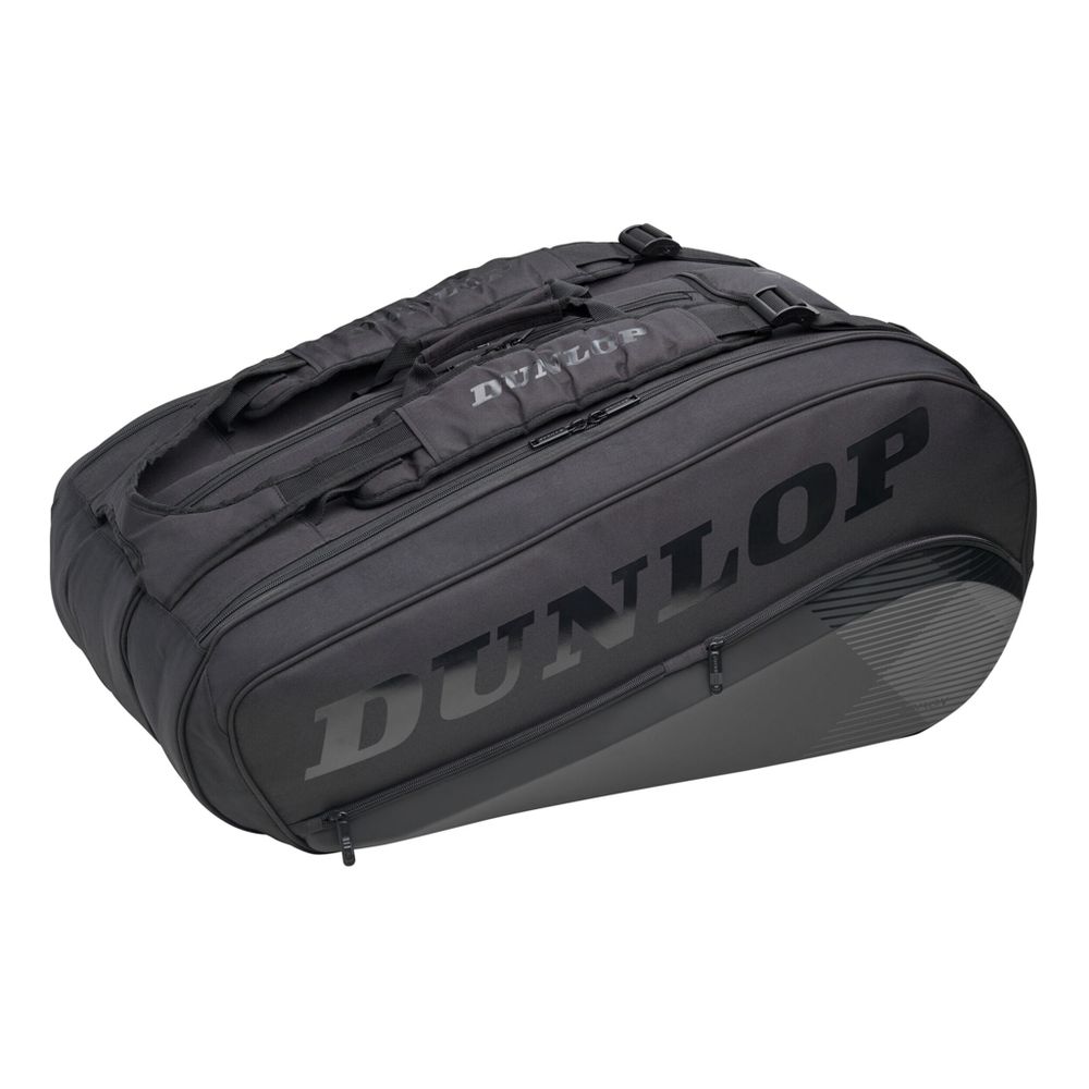 Теннисная сумка Dunlop CX Performance Thermo 8er Racket Bag - Black, Schwarz Glänzend