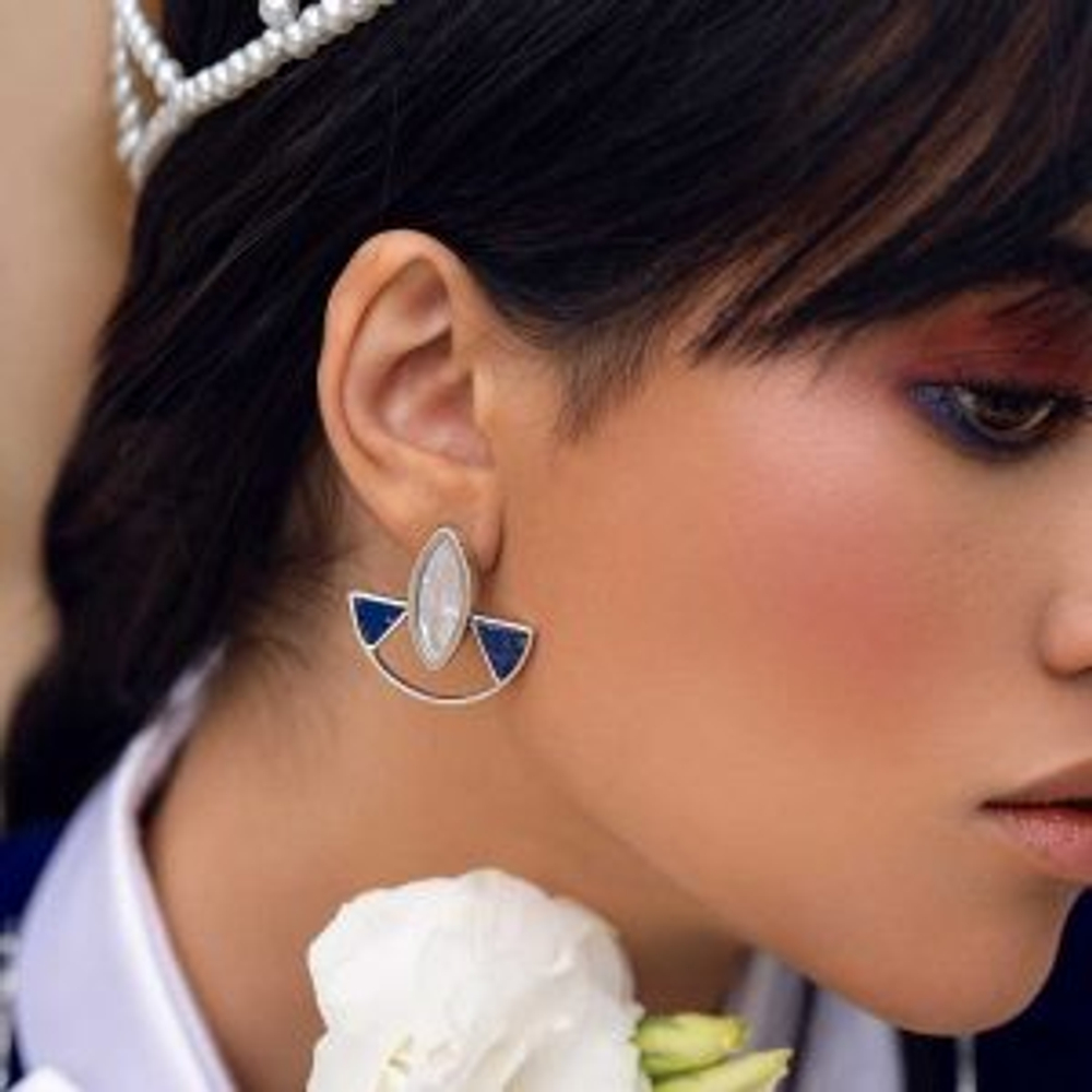 Серебряные серьги Arte Royaye Abi 20220320 Иран