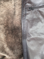 KHIMEONE Мужская кожаная куртка на меху (натуральная кожа/натуральный мех)