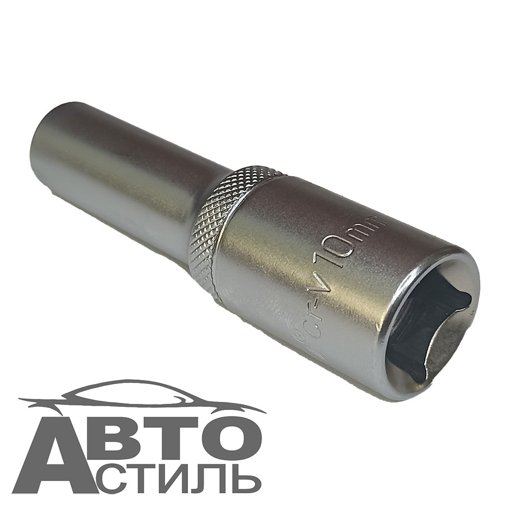 Головка 10мм 1/2" 6гр. L=78mm МаякАвто длинная