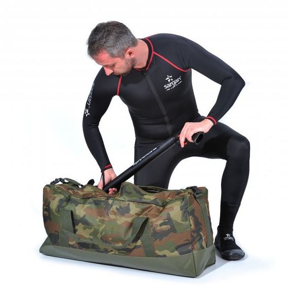 Сумка для снаряжения Sargan Амур непромокаемое дно 80x35x22 Камуфлированная