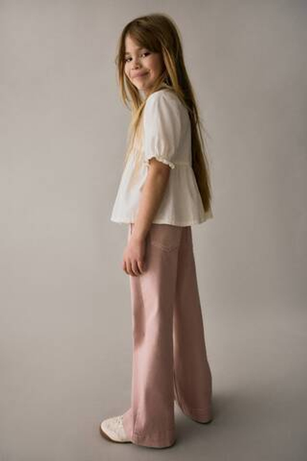 H&M Джинсы Flared Leg, светло-розовый