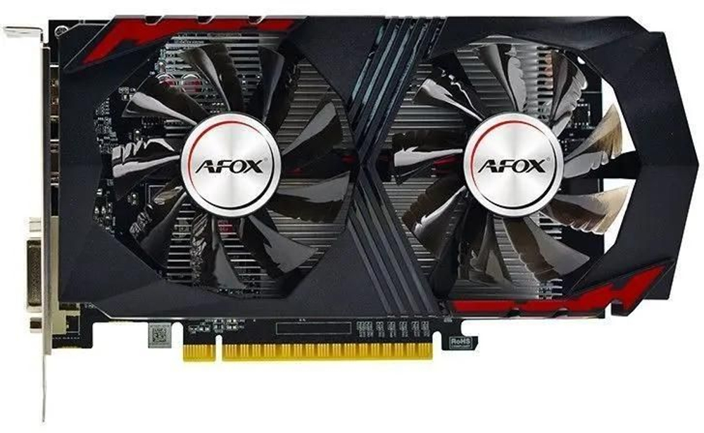Видеокарта AFOX NVIDIA  GeForce GTX 1050TI GTX1050 Ti 4ГБ GDDR5, white box [af1050ti-4096d5h5-v10]