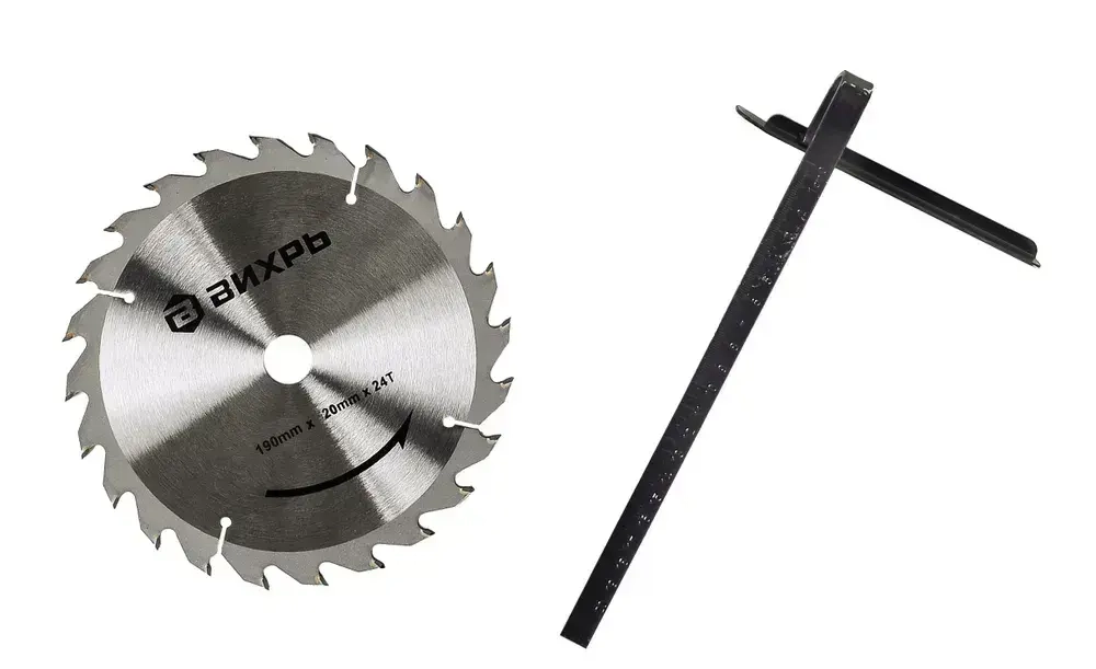 Дисковая пила ДП-1,8-190 Eurolux - 1800Вт, диск 190мм, пропил до 68мм