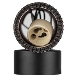 Светильник настенный ЭРА WL50 BK/BK 2*GU10 2*12Вт IP20 черный