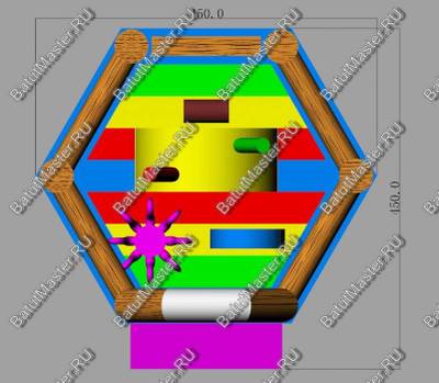 Коммерческий надувной батут "Весёлый пират"