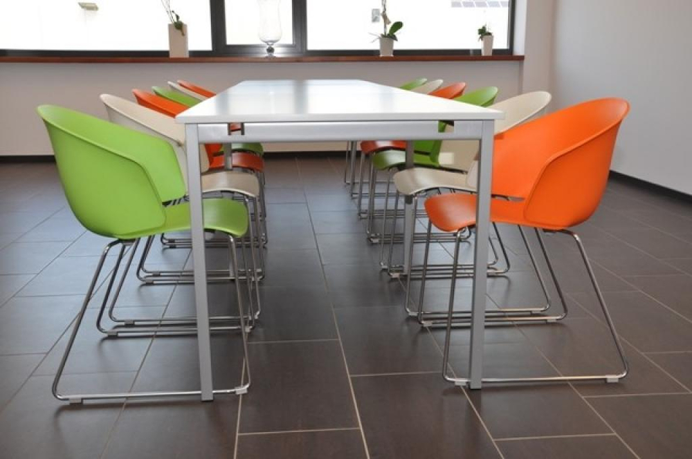 Кресло пластиковое, Pedrali Grace, оранжевый