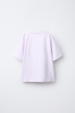 ZARA НАБОР ИЗ ТРЕХ ОДНОТОННЫХ ФУТБОЛОК, РОЗОВЫЙ