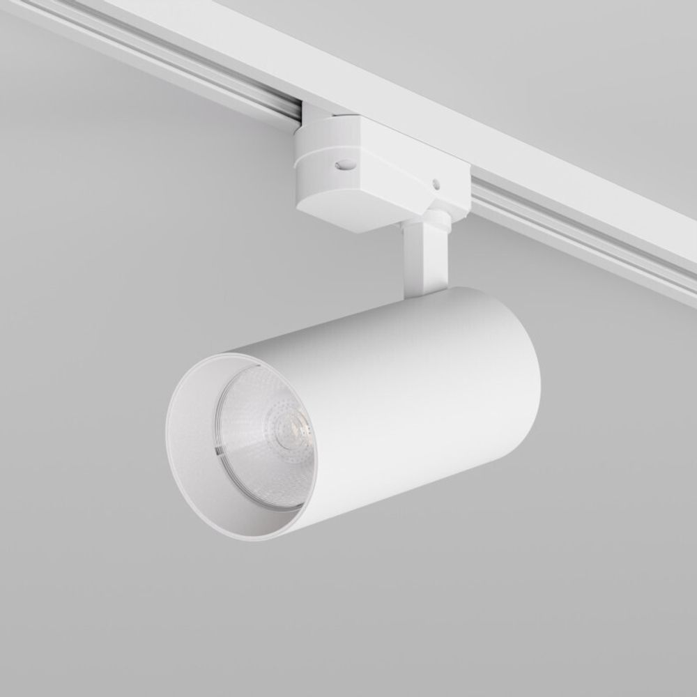 DK6453-WH Трековый светильник SOLID KOPER, 145мм, d70, 220V, LED 3000K, 24W, IP20, белый, алюминий