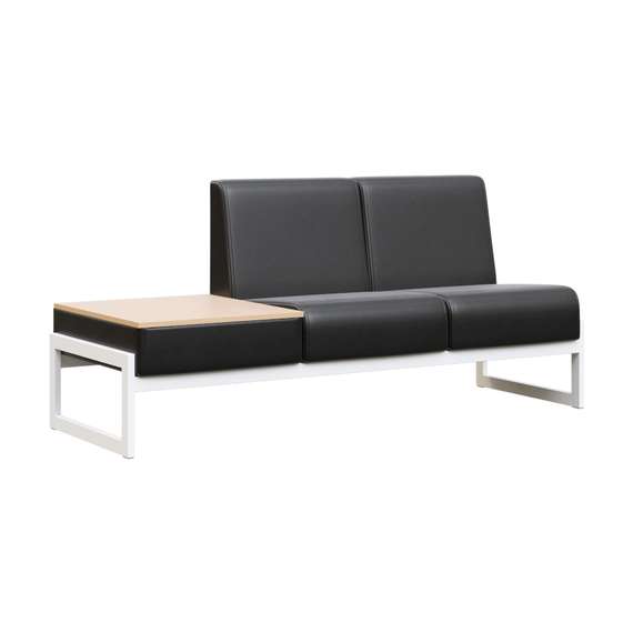 Module Диван двухмест. столик унив. MD.D2-ST2 Oregon 16/Акация Лорка/Металл Белый 1855*700*800