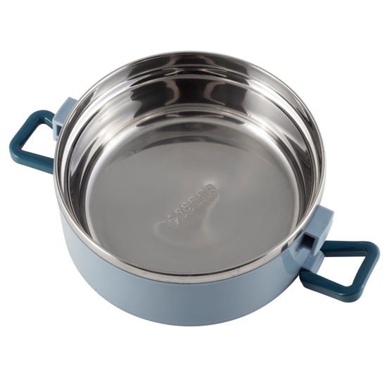 Ланч бокс двойной 1700 мл. Kamille KM 2136 пластик, нержавеющая сталь