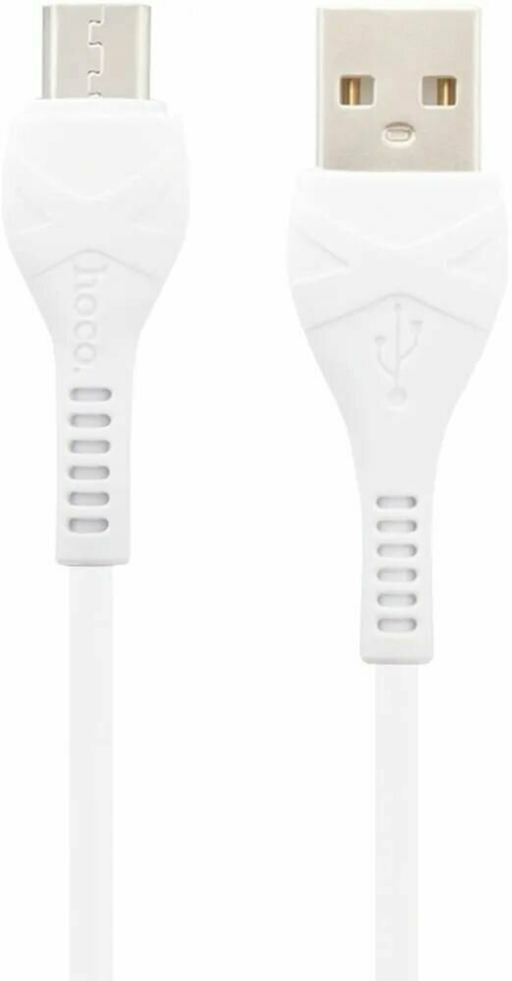 Кабель USB - микро USB HOCO X37 Cool power, 1м, 2.1A, белый