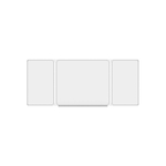 Трехэлементная магнитная доска для маркера