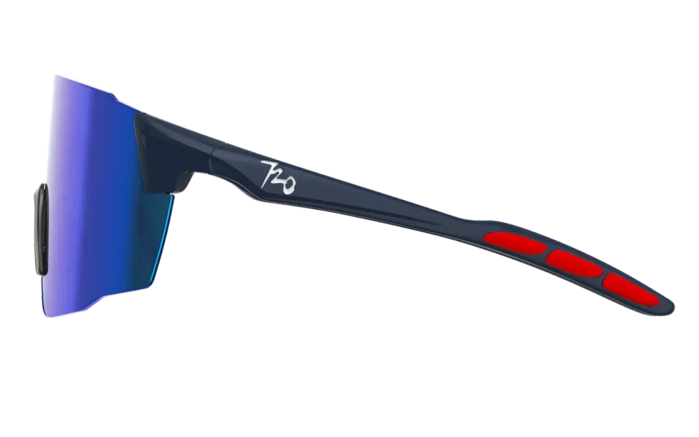 Спортивные очки с диоптриями 720armour Kamikaze Cylinder / Matte Dark Navy / Smoke Full  Blue Ti Lens