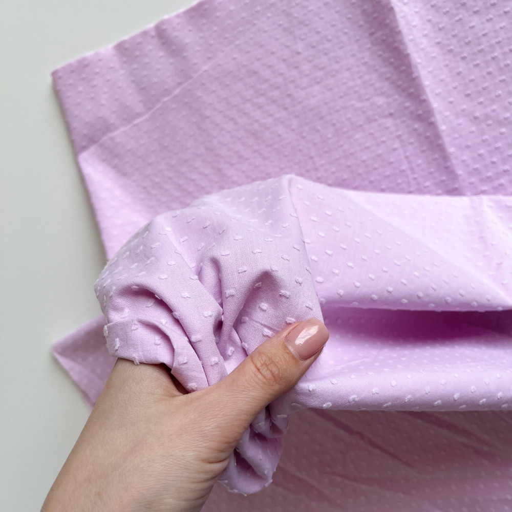 хлопок с мушкой Сирень