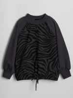 Черный костюм для девочки с юбкой в школу