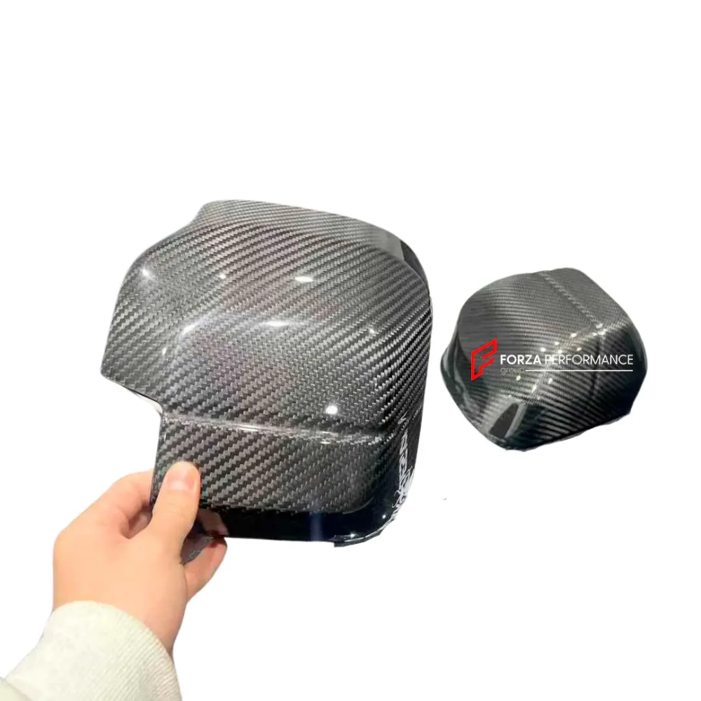 Карбоновые накладки на боковые зеркала для LAND ROVER DEFENDER L663 2021+ Лэнд Ровер Дефендер