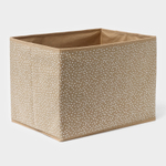 Короб для хранения Доляна "Точки" 37х27х27 см, цвет бежевый