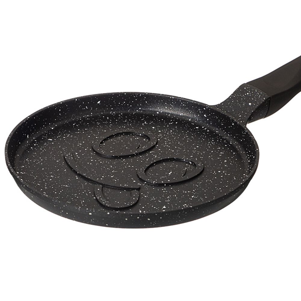 СКОВОРОДА AGNESS "СМАЙЛ" С АНТИПРИГАР.ПОКРЫТИЕМ ДИАМЕТР=18 СМ