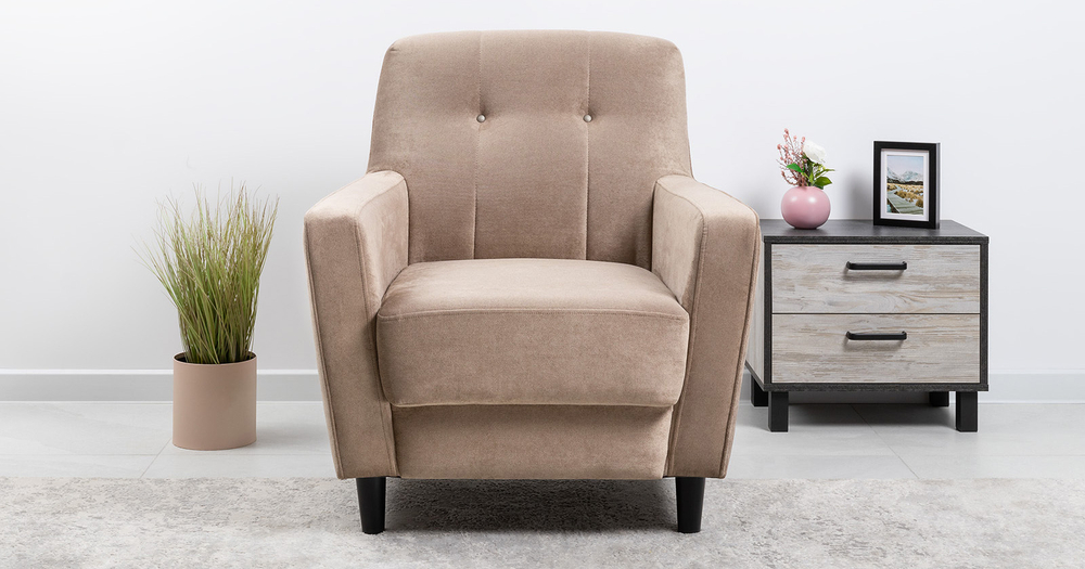 Арно Кресло для отдыха (Арт. ТК 565 Лаки 04 (песочный))