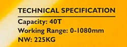 Пресс гидравлический напольный 40т JCB JCB-TY40001