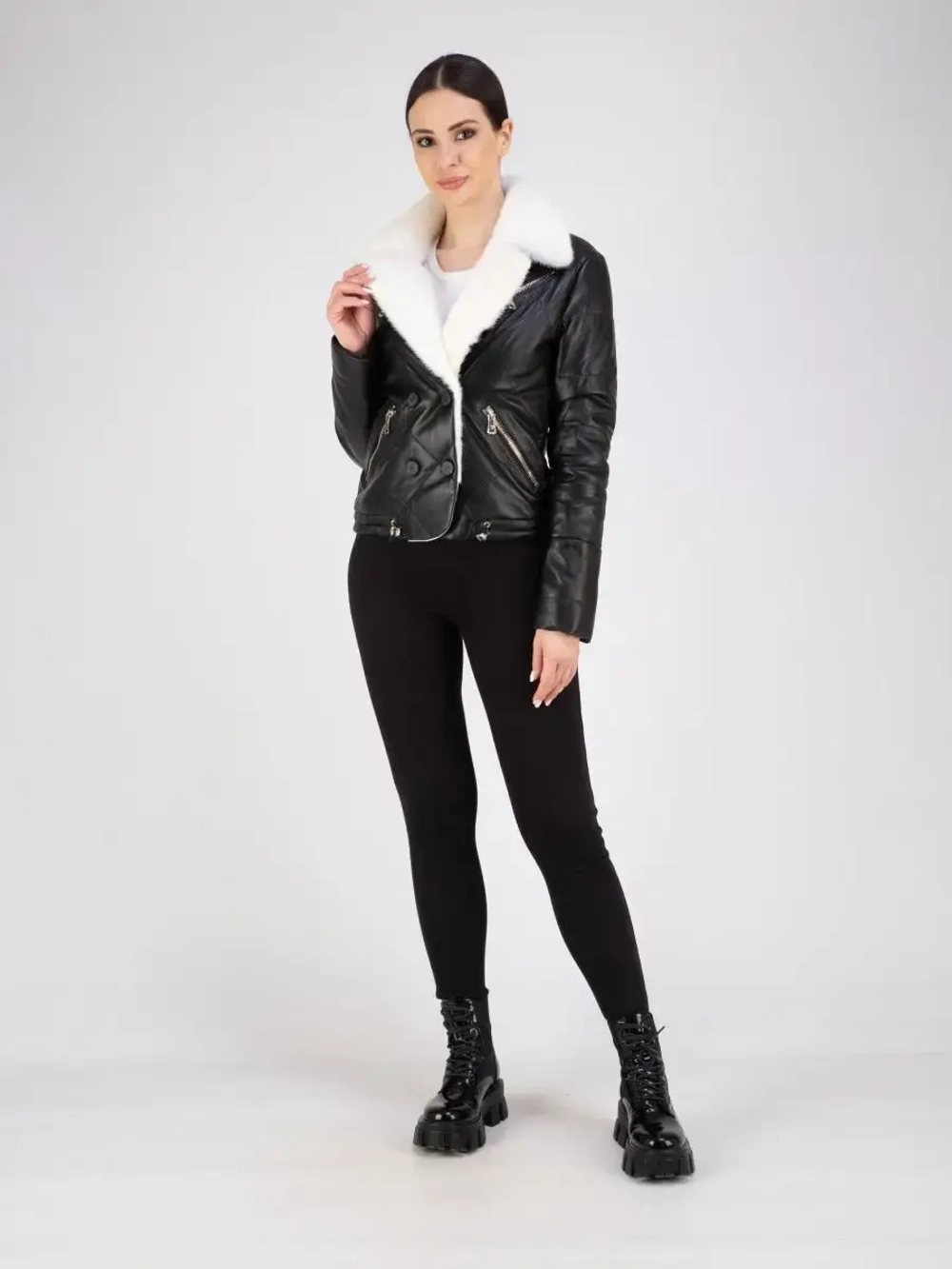 Куртка кожаная из натуральной кожи Турция