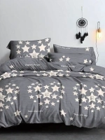 Постельное белье 2,0 полисатин Павлайн Звездные сердца (ПТ) 3355