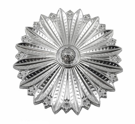 Держатель-розетка для штор Павлин Ост с ножкой, цвет графит