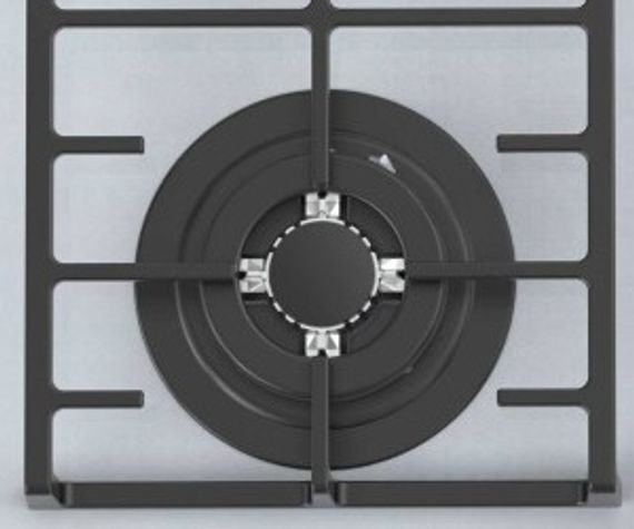 Газовая стеклянная варочная панель Korting HGG 6825 CTW