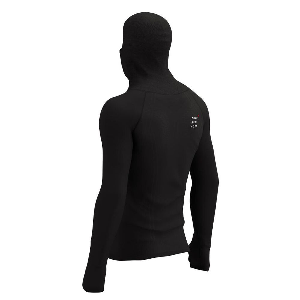 Компрессионка  Compressport 3D Thermo Ultralight Racing Hoodie - черный