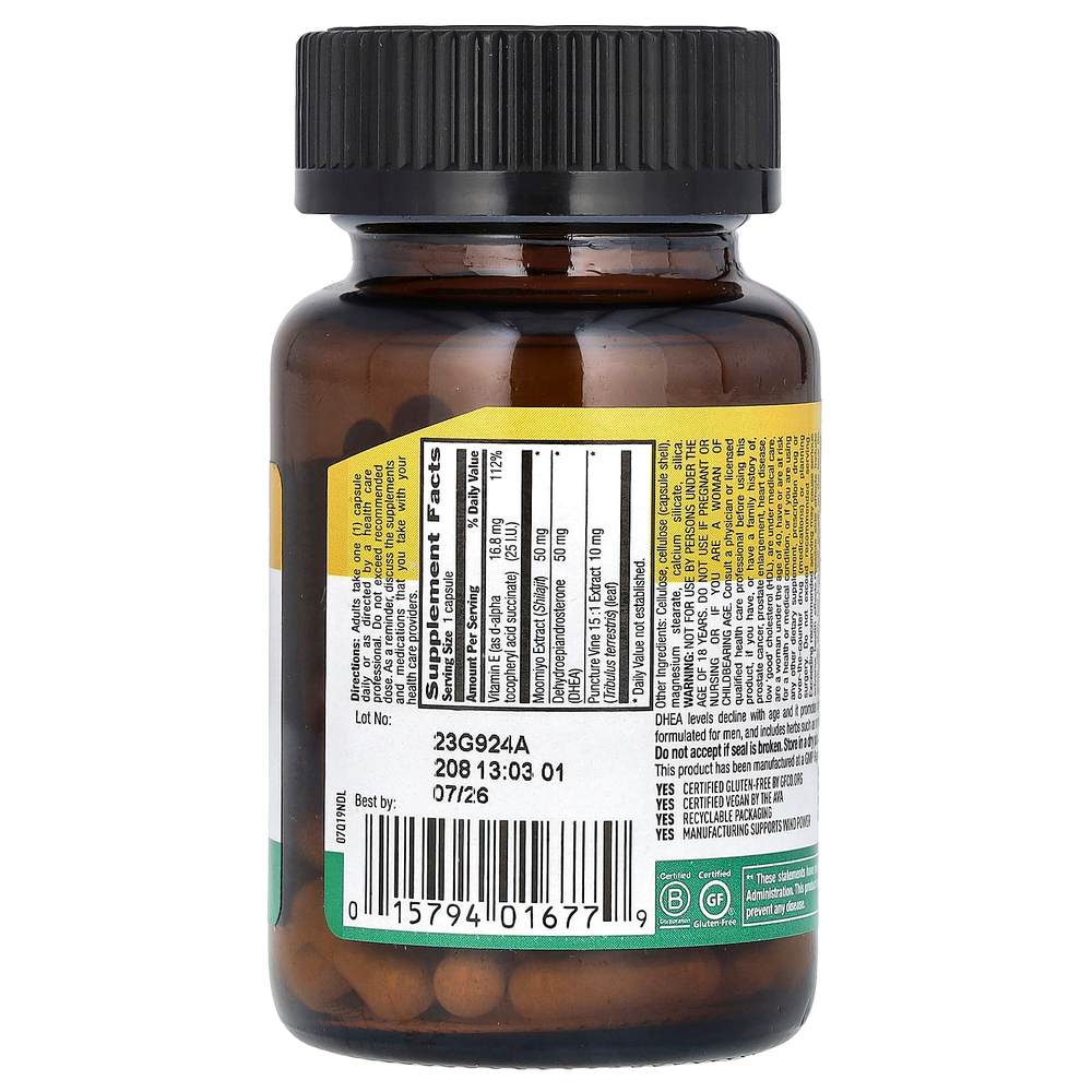 Country Life, комплекс с ДГЭА для мужчин, 60 веганских капсул