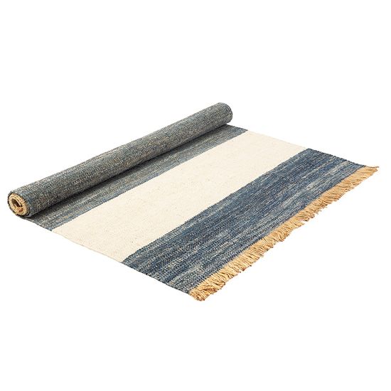 Ковер из джута, денима и шерсти hyderabad из коллекции ethnic, 160х230см