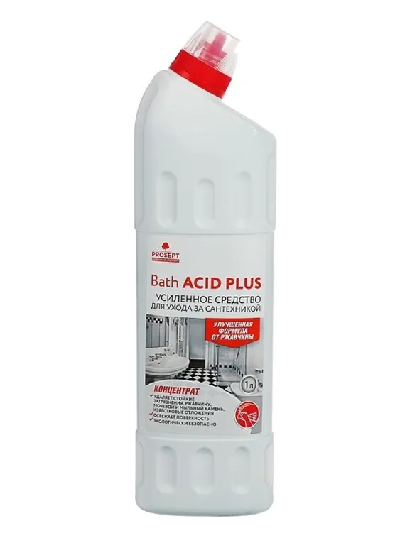 Усиленное средство для ухода за сантехникой Bath Acid Plus Концентрат