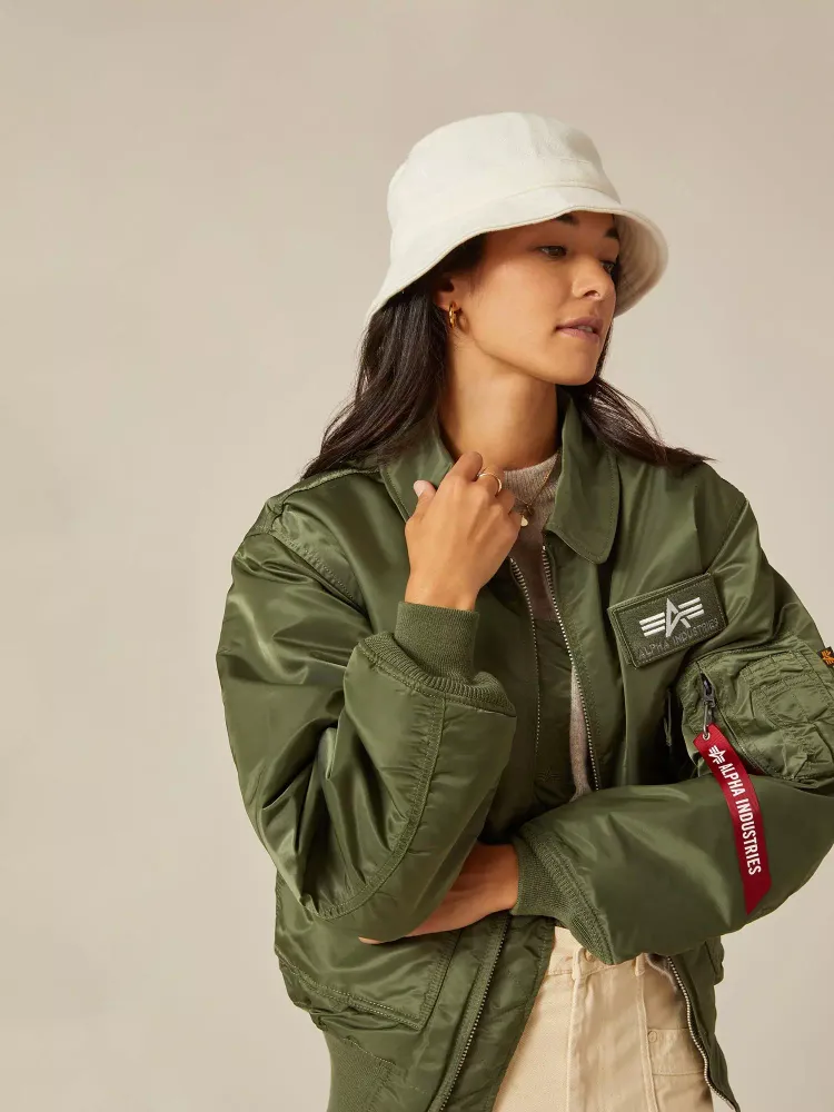 Куртка Alpha Industries CWU 45/P Sage Green (женская)