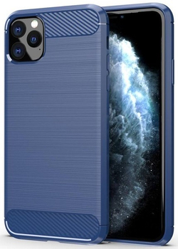 Чехол для iPhone 11 Pro цвет Blue (синий), серия Carbon от Caseport
