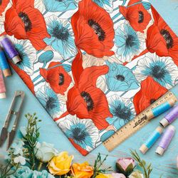 Ткань премиум мембрана графические маки