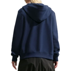 Женская теннисная куртка Nike Studio Fleece Medium Weight Full Zip - midnight navy/sail