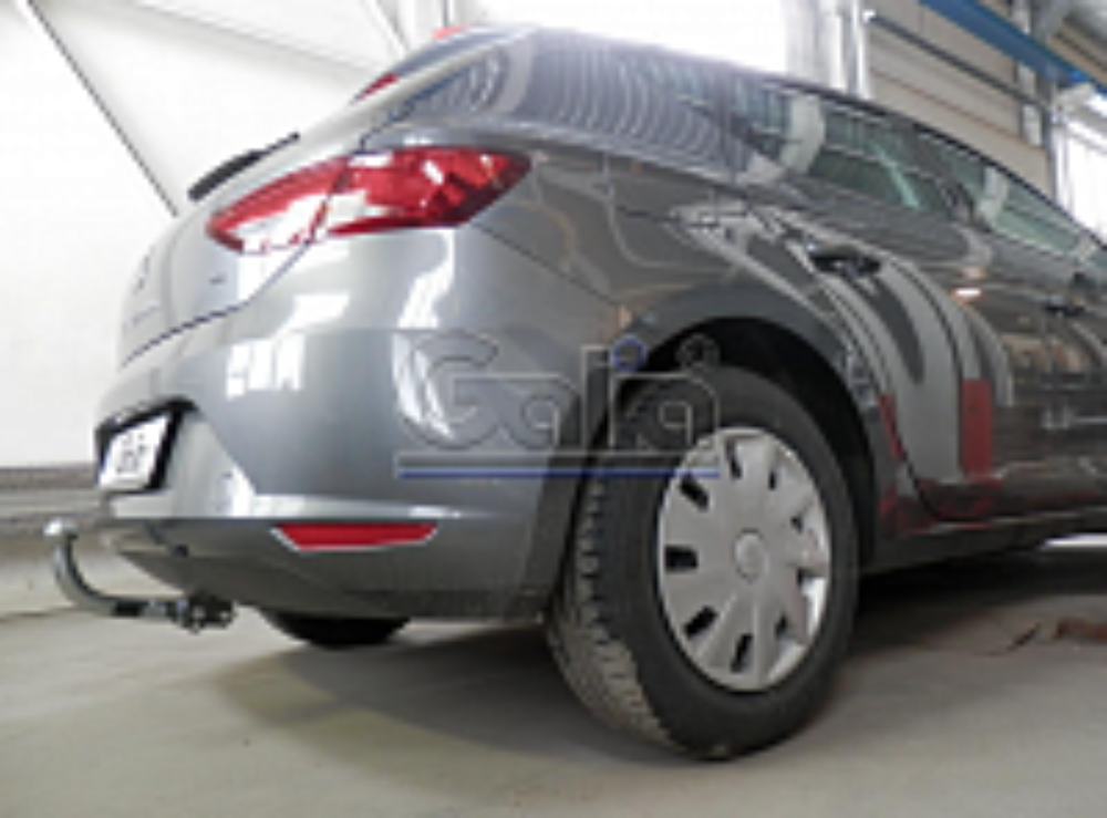 Фаркоп оцинкованный Galia A048C для Golf VII хетчбек 5 дверей 2013-, SEAT Leon хетчбек 5 дверей 2013-, Audi A3 хетчбек 3/5 дверей 2012-(паспорт и сертификат в комплекте)(без электрики)