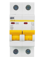 Выключатель автоматический модульный 2п C 63А 4.5кА ВА47-29 KARAT IEK MVA20-2-063-C