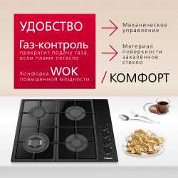 Газовая варочная поверхность Hansa BHKS661830