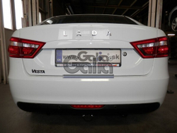 Фаркоп оцинкованный Galia L025A для Lada Vesta седан/универсал, в т.ч. SW Cross 2015-(паспорт и сертификат в комплекте)(без электрики)