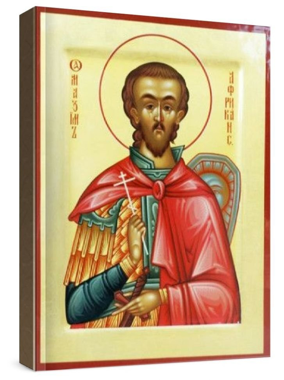 Максим Африканский (рукописная икона)